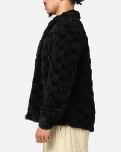 XXIII Checkerboard Fur Jacket Black -Culture Kings Shop 02053662 YB001 mens 000050 6141efd7 b2fa 48f3 8d72 056010587b5d