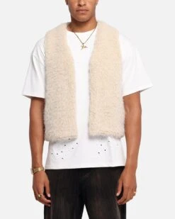 XXIII Fur Vest Cream