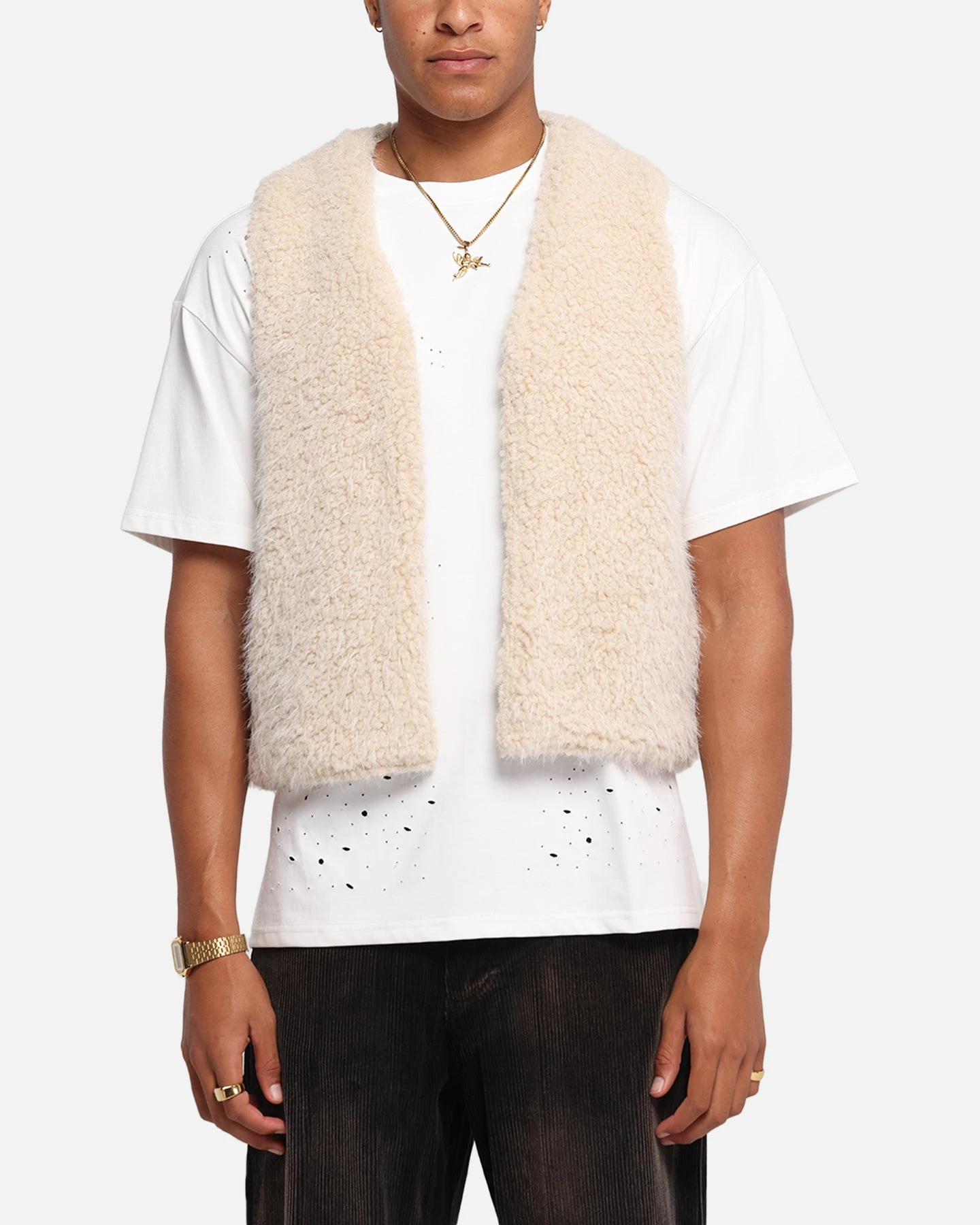 XXIII Fur Vest Cream 3 XXIII Fur Vest Cream