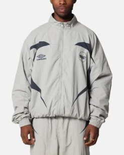 Boiler Room X Umbro Shell Track Jacket Grey