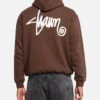 S Double Shawn Script Hoodie Chocolate -Culture Kings Shop 02053895 YC360 mens 0010