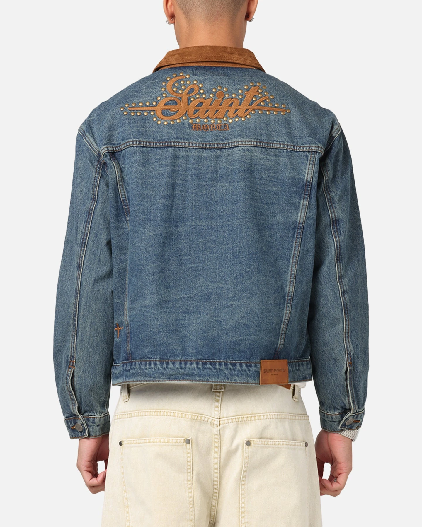 Saint Morta Rodeo Drive Denim Jacket Dirty Blue 3 Saint Morta Rodeo Drive Denim Jacket Dirty Blue