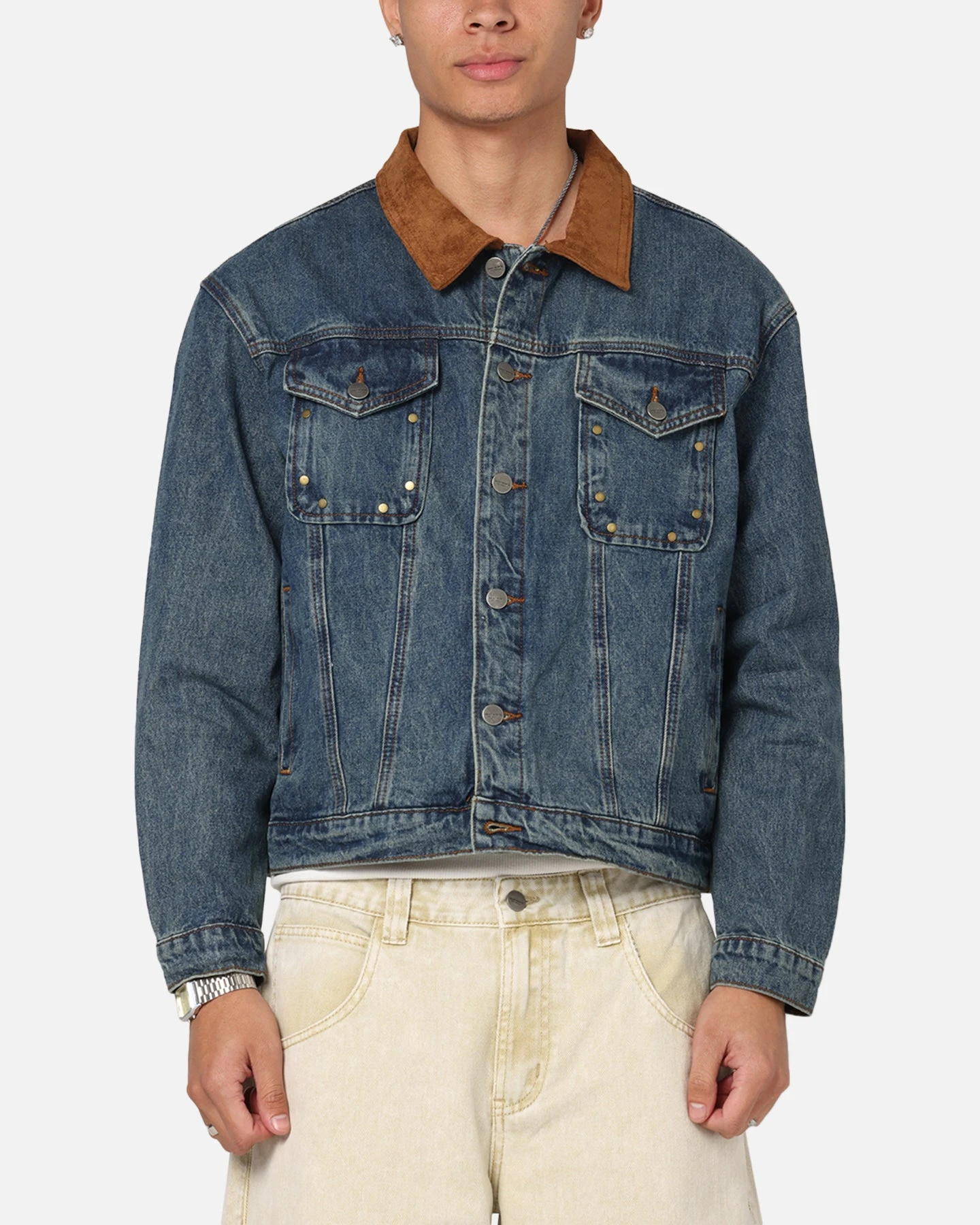 Saint Morta Rodeo Drive Denim Jacket Dirty Blue 4 Saint Morta Rodeo Drive Denim Jacket Dirty Blue - Image 2