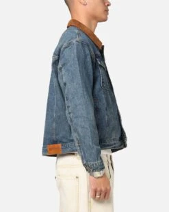 Saint Morta Rodeo Drive Denim Jacket Dirty Blue 14 Saint Morta Rodeo Drive Denim Jacket Dirty Blue -Culture Kings Shop 02054130 YE178 mens 0050