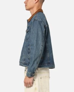 Saint Morta Rodeo Drive Denim Jacket Dirty Blue 15 Saint Morta Rodeo Drive Denim Jacket Dirty Blue -Culture Kings Shop 02054130 YE178 mens 0060