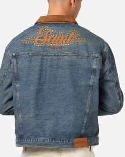 Saint Morta Rodeo Drive Denim Jacket Dirty Blue 16 Saint Morta Rodeo Drive Denim Jacket Dirty Blue -Culture Kings Shop 02054130 YE178 mens 0070