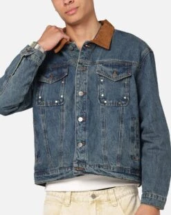 Saint Morta Rodeo Drive Denim Jacket Dirty Blue 17 Saint Morta Rodeo Drive Denim Jacket Dirty Blue -Culture Kings Shop 02054130 YE178 mens 0080
