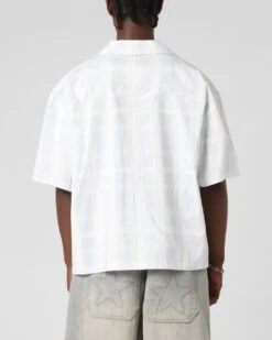 Loiter Daytona Button Up Shirt Blue Check