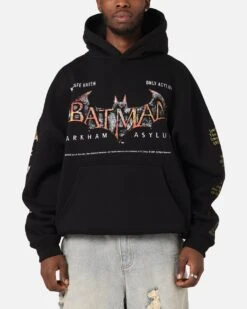 73 Studio X DC Batman Arkham Asylum Premium Hoodie Black