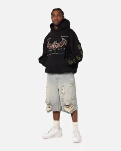 73 Studio X DC Batman Arkham Asylum Premium Hoodie Black -Culture Kings Shop 02054329 YB001 mens 0030