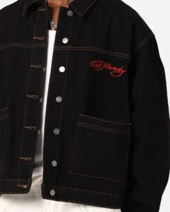 Ed Hardy Coach Denim Jacket Black -Culture Kings Shop 02054536 YB001 mens 0070