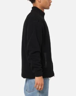 S Double Polar Fleece Jacket Black -Culture Kings Shop 02054805 YB001 mens 0040