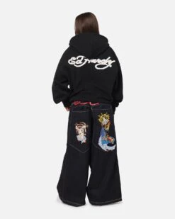 Ed Hardy UV Active Zip Hoodie Black/Multi -Culture Kings Shop 02054938 YB453 womens 0030