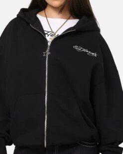 Ed Hardy UV Active Zip Hoodie Black/Multi -Culture Kings Shop 02054938 YB453 womens 0070