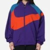 Nike Women's Sportswear Logo Oversized Woven Jacket Court Purple -Culture Kings Shop 02055415 YC847 womens 0010
