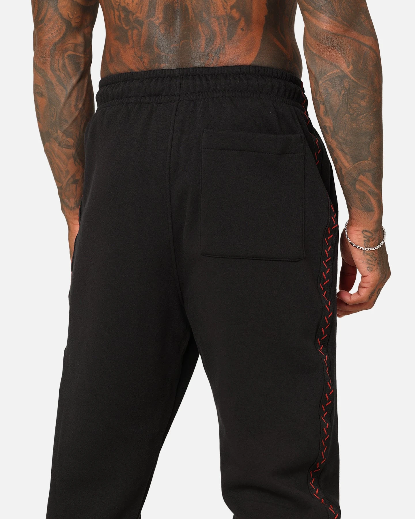 Jordan Flight MVP Fleece Pants Black/Dune Red 10 Jordan Flight MVP Fleece Pants Black/Dune Red - Image 8