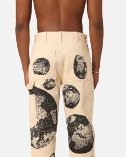 Market Carpenter Pants Ecru -Culture Kings Shop 03011741 YE017 mens 0080