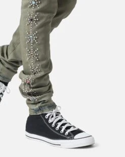 MNML X620 Studded Skinny Denim Jean Blue -Culture Kings Shop 03012433 YX001 mens 0060