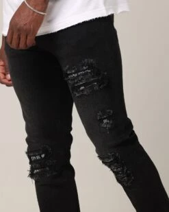 Saint Morta Paisley Summum Jeans Black Shadow -Culture Kings Shop 03012597 YB427 mens 000030