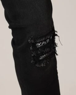 Saint Morta Paisley Summum Jeans Black Shadow -Culture Kings Shop 03012597 YB427 mens 000040