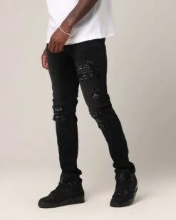Saint Morta Paisley Summum Jeans Black Shadow -Culture Kings Shop 03012597 YB427 mens 000060