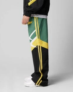 Loiter Hybrid Trackpants Green/Yellow -Culture Kings Shop 03012688 YG641 mens 0060