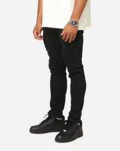 Saint Morta Skinny Cargo Jeans Vintage Black 15 Saint Morta Skinny Cargo Jeans Vintage Black -Culture Kings Shop 03012897 YV013 mens 00060