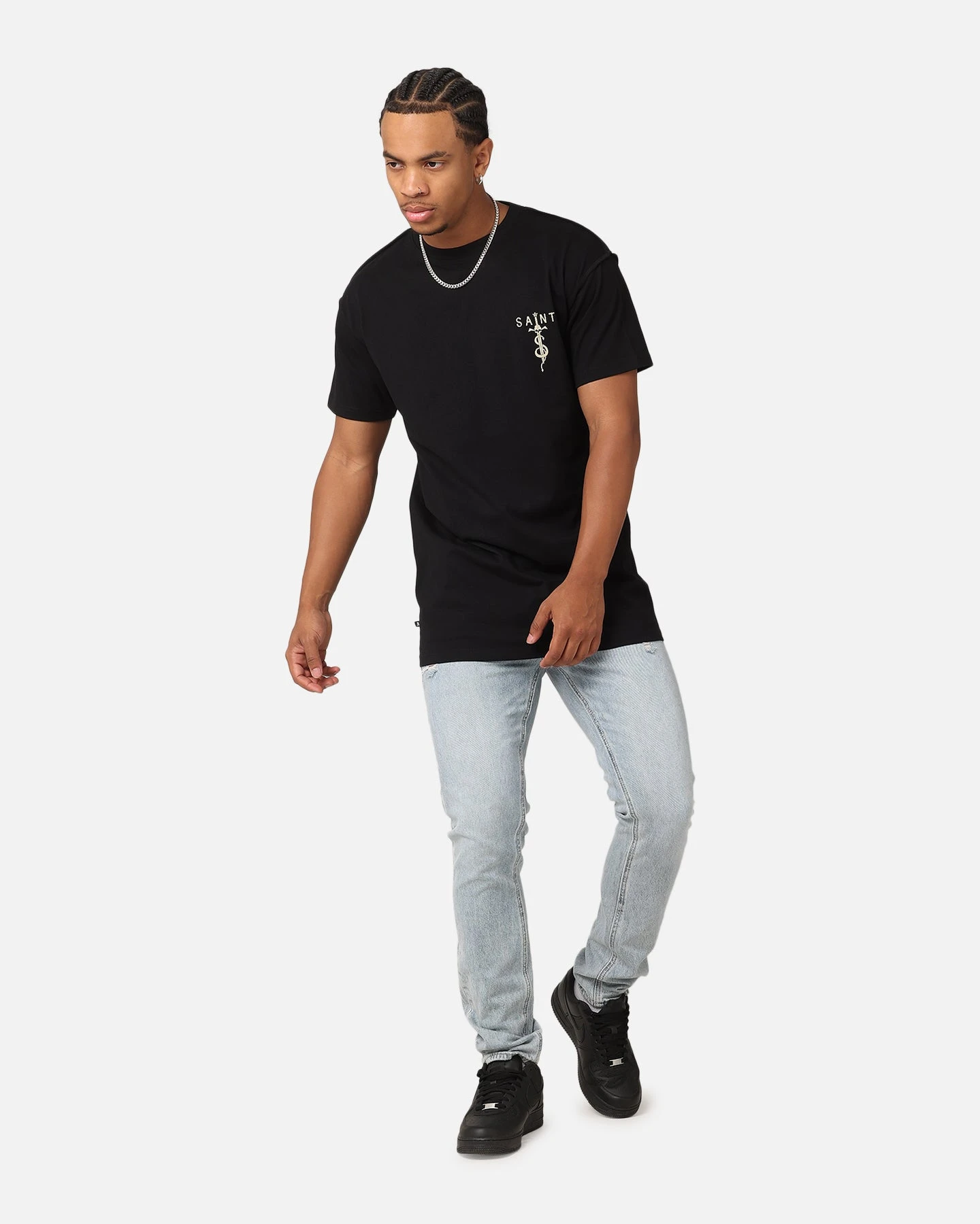 Saint Morta Fimi Distressed Jeans Acidwash Denim 4 Saint Morta Fimi Distressed Jeans Acidwash Denim - Image 2