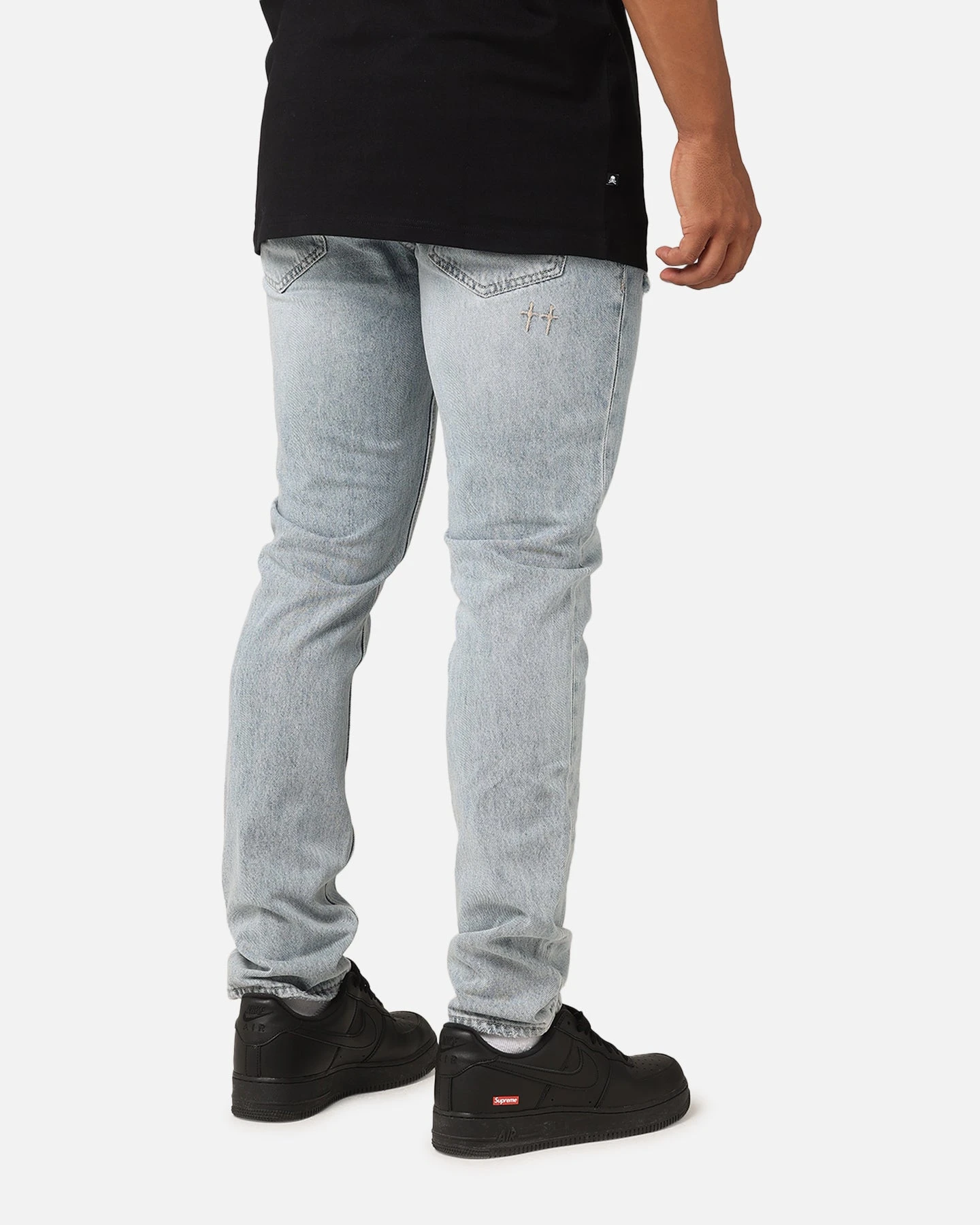 Saint Morta Fimi Distressed Jeans Acidwash Denim 7 Saint Morta Fimi Distressed Jeans Acidwash Denim - Image 5