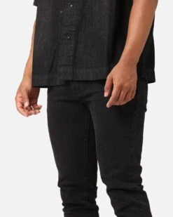Saint Morta Tapered Denim Jeans Washed Black -Culture Kings Shop 03012950 YW607 mens 00030