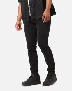 Saint Morta Tapered Denim Jeans Washed Black -Culture Kings Shop 03012950 YW607 mens 00060