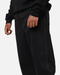 S Double Denim Standard Jeans Black Wash -Culture Kings Shop 03013027 YB295 mens 00030