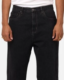 S Double Denim Standard Jeans Black Wash -Culture Kings Shop 03013027 YB295 mens 00070