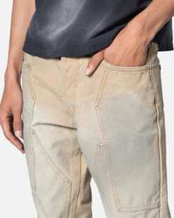 MNML B644 Flare Burnt Cowboy Denim Jeans Black/Brown 12 MNML B644 Flare Burnt Cowboy Denim Jeans Black/Brown -Culture Kings Shop 03013036 YB013 mens 0050