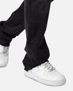 MNML M524 Slim Stacked Denim Jeans Washed Black -Culture Kings Shop 03013043 YW607 mens 0060