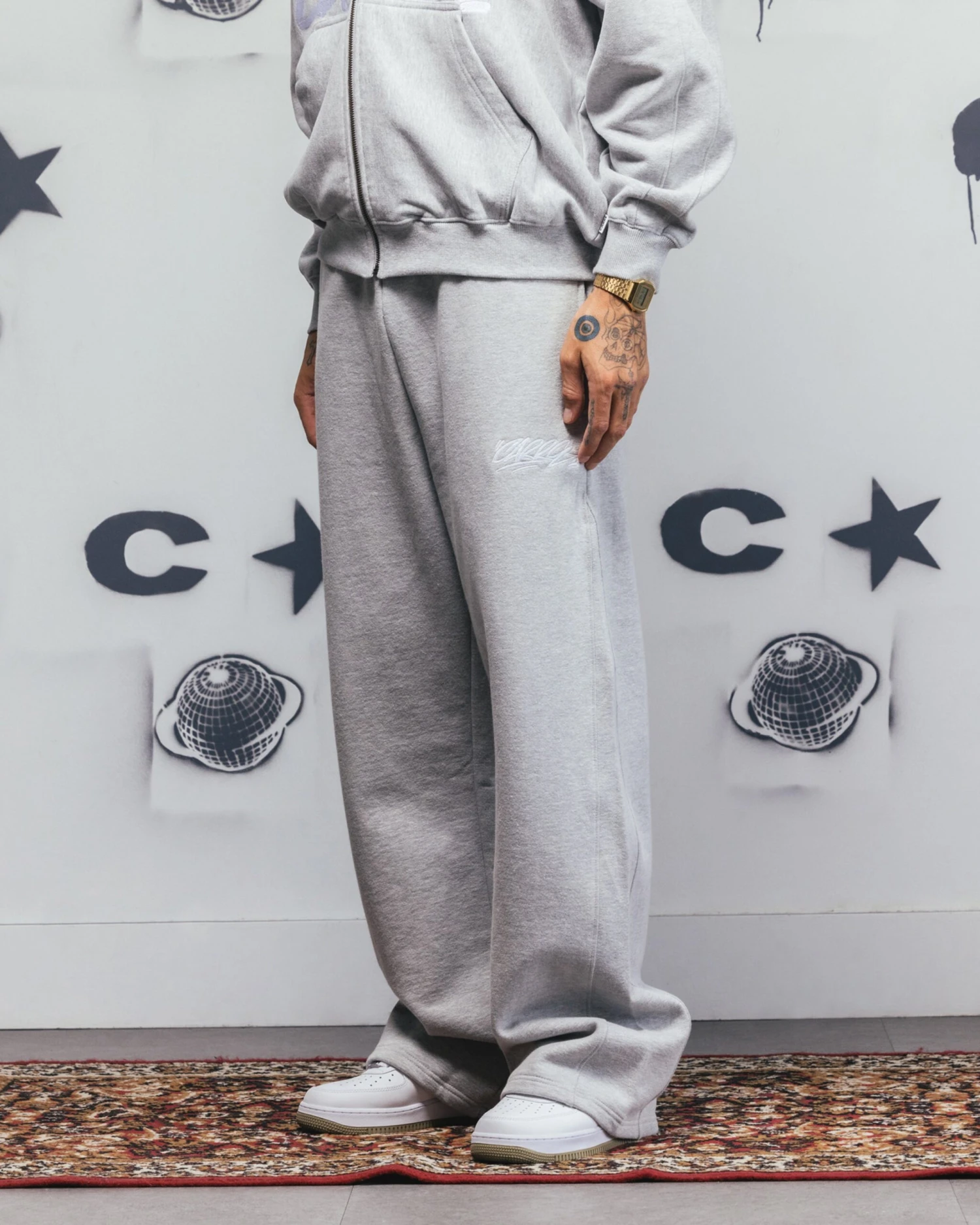 Carre Grit Trackpants Grey Marle 3 Carre Grit Trackpants Grey Marle