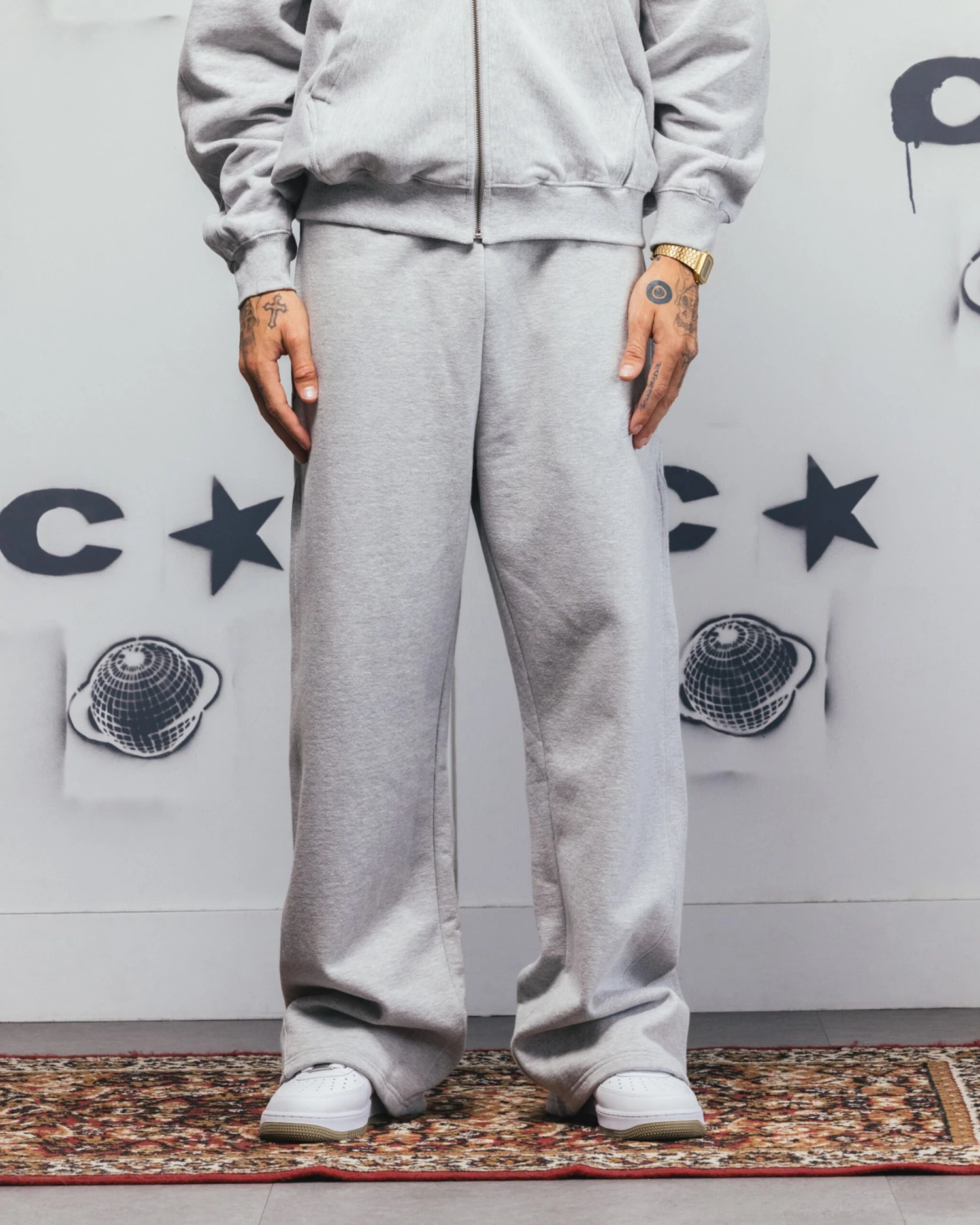 Carre Grit Trackpants Grey Marle 7 Carre Grit Trackpants Grey Marle - Image 5