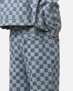 XXIII Checker Board Denim Jeans Blue -Culture Kings Shop 03013165 YX001 mens 00040