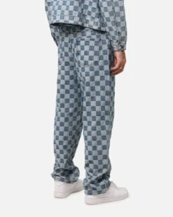 XXIII Checker Board Denim Jeans Blue -Culture Kings Shop 03013165 YX001 mens 00050