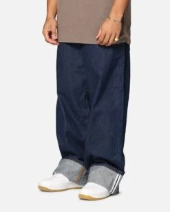 Saint Morta Amplus Selvedge Cuffed Jeans Indigo/Tan -Culture Kings Shop 03013227 YI014 mens 000060