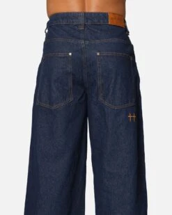 Saint Morta Amplus Selvedge Cuffed Jeans Indigo/Tan -Culture Kings Shop 03013227 YI014 mens 000080