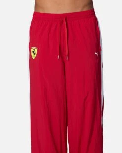 Puma X Scuderia Ferrari Drivers T7 Oversized Pants Cherry -Culture Kings Shop 03013249 Y1701 mens 00070